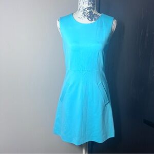 Diane von Furstenberg Carpreena Mini Dress in Azure Blue - NWT - Size 2